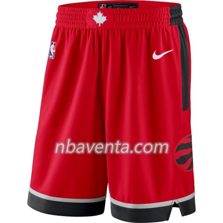 Toronto Raptors Hombre Pantalones Rojo 2018-19 Nike Swingman